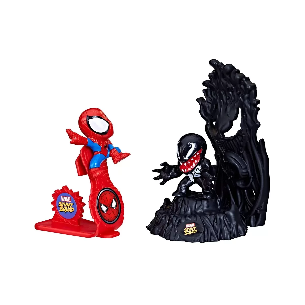 MARVEL STUNT SQUAD SPIDERMAN VS VENOM