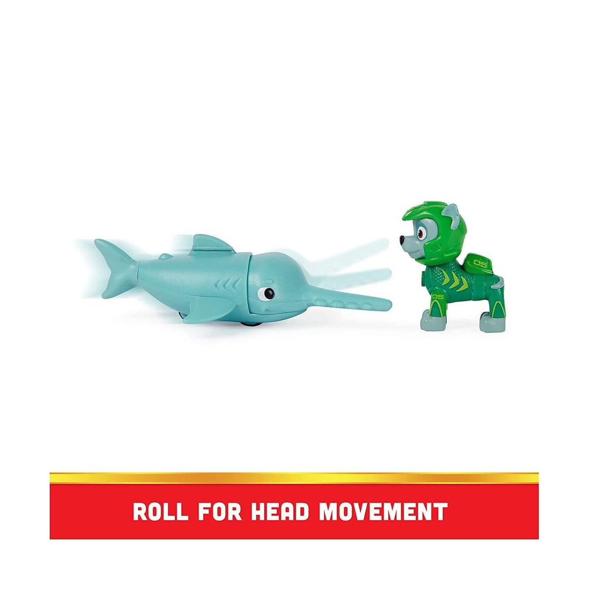 PAW PATROL AQUA PUPS ROCKY CON  PERSONAGGIO