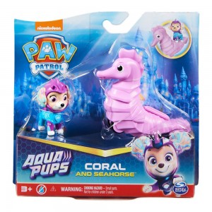PAW PATROL AQUA PUPS CORAL CON  PERSONAGGIO
