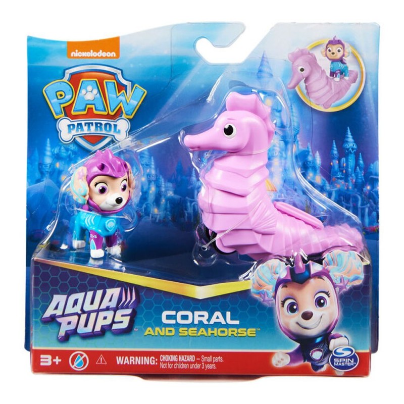 PAW PATROL AQUA PUPS CORAL CON  PERSONAGGIO