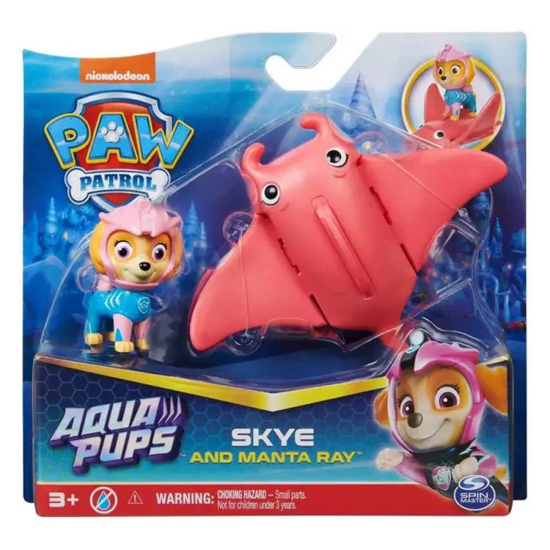 PAW PATROL AQUA PUPS SKIE CON  PERSONAGGIO