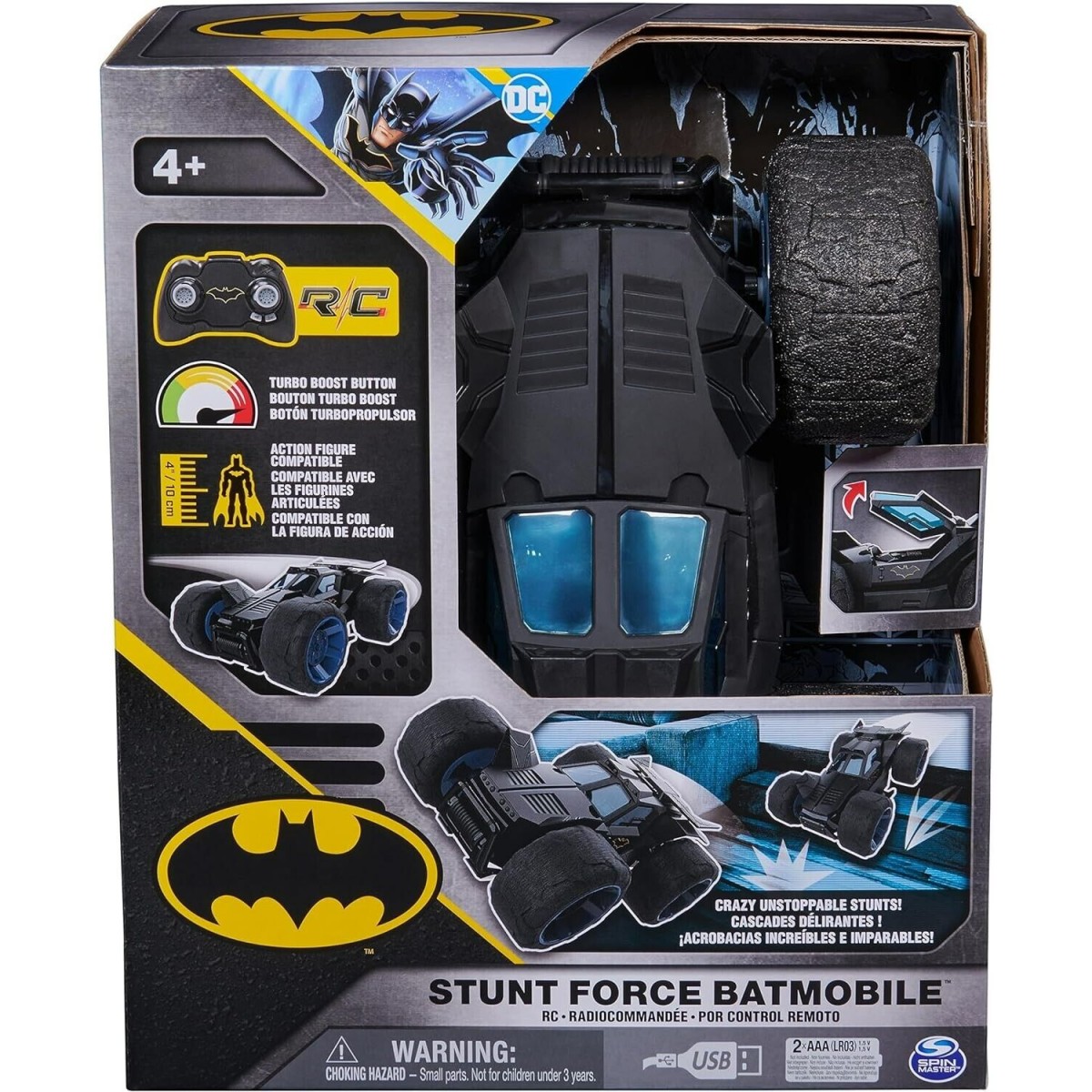 BATMAN BATMOBILE STUNT FORCE R/C