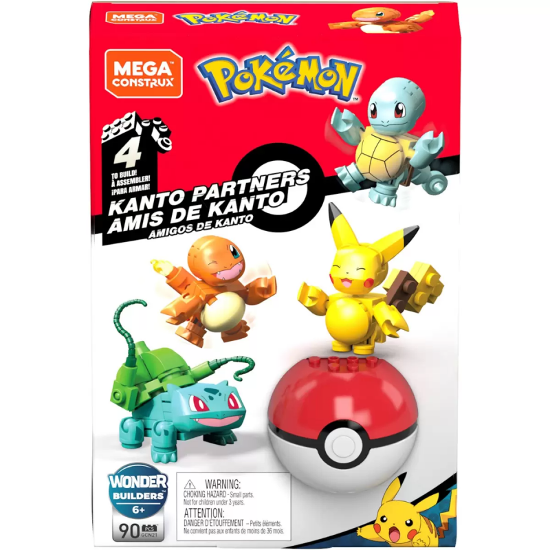 POKE'MON MEGABLOKS SFERA CON PERSONAGGIO