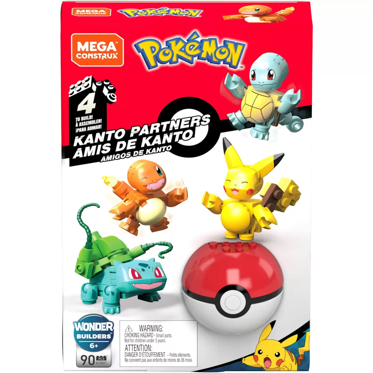 POKE'MON MEGABLOKS SFERA CON PERSONAGGIO