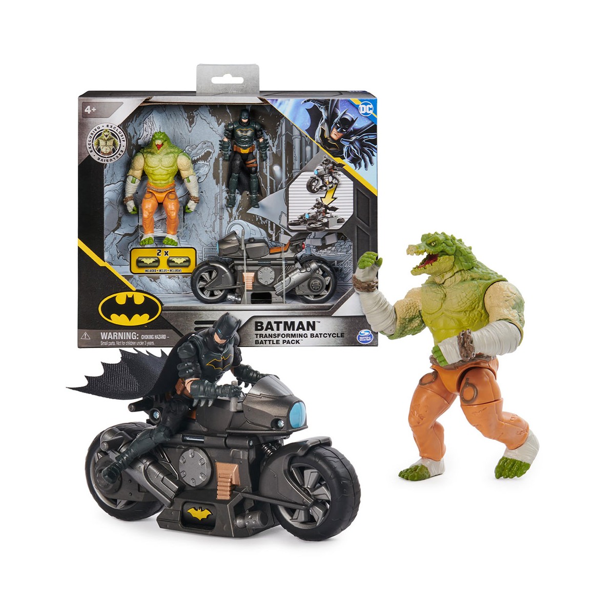 BATMAN BATTLE PACK BATMOTO TRASFORMABILE