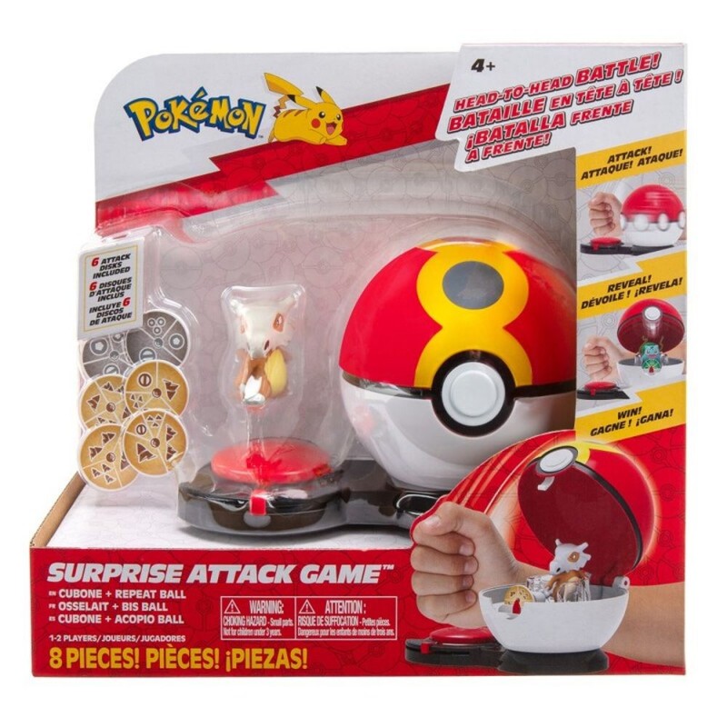 POKE'MON ATTACCO SORPRESA CUBONE CON POKE'BALL