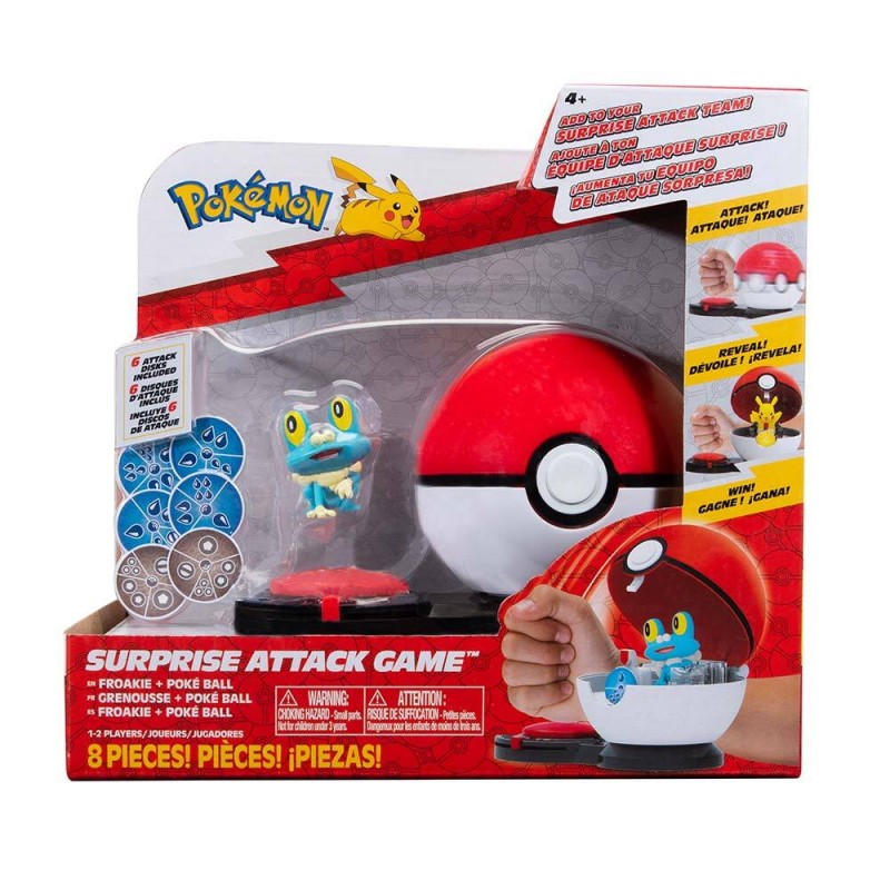 POKE'MON ATTACCO SORPRESA POKE'BALL CON FROAKIE