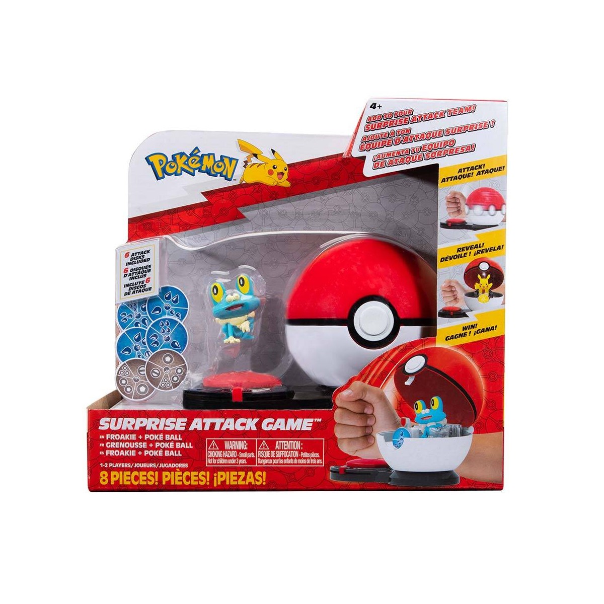 POKE'MON ATTACCO SORPRESA POKE'BALL CON FROAKIE