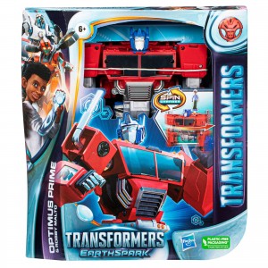 TRASFORMERS EARTHSPARK OPTIMUS PRIME & ROBBY SMALTO