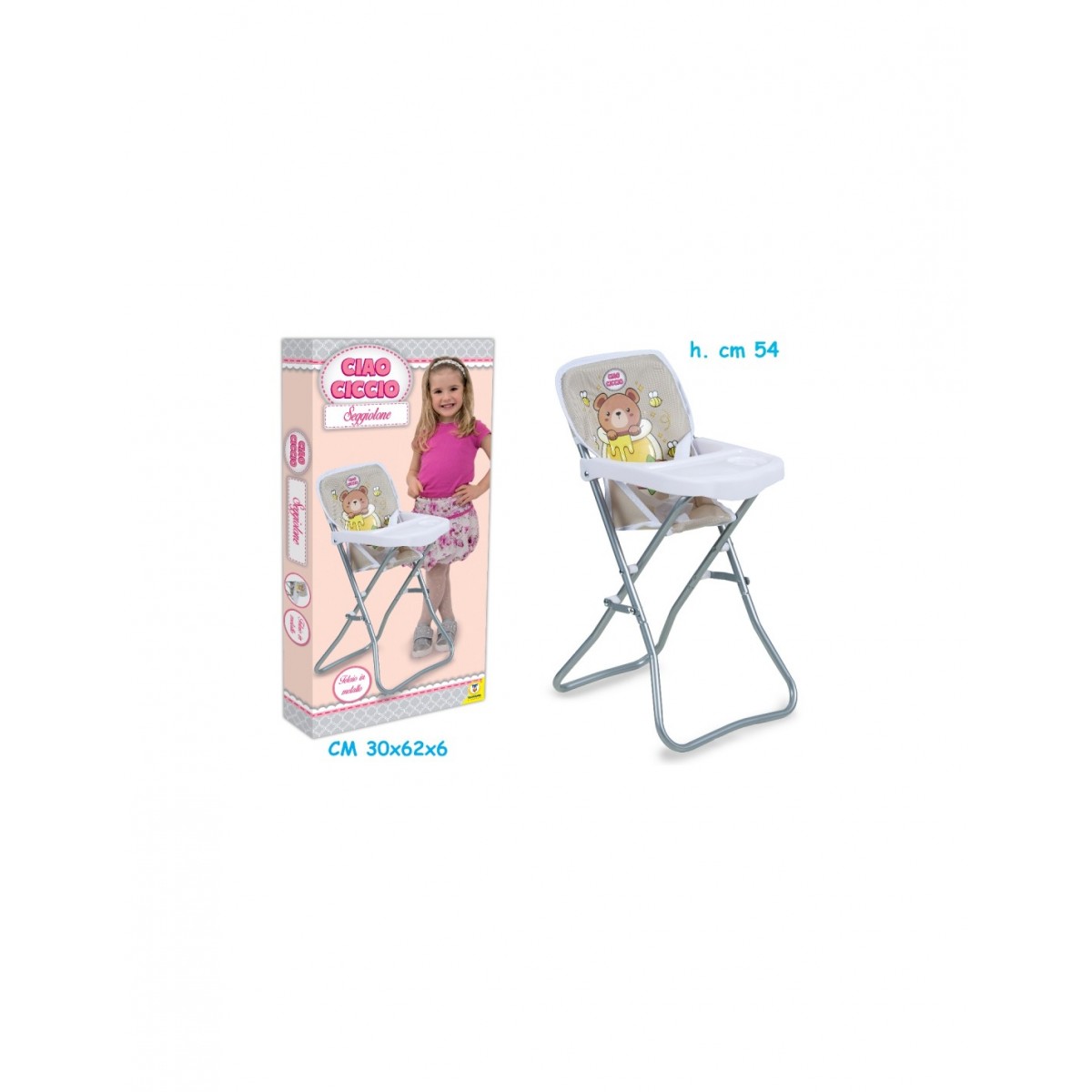 BABY TEO - SEGGIOLONE IN METALLO 54 CM