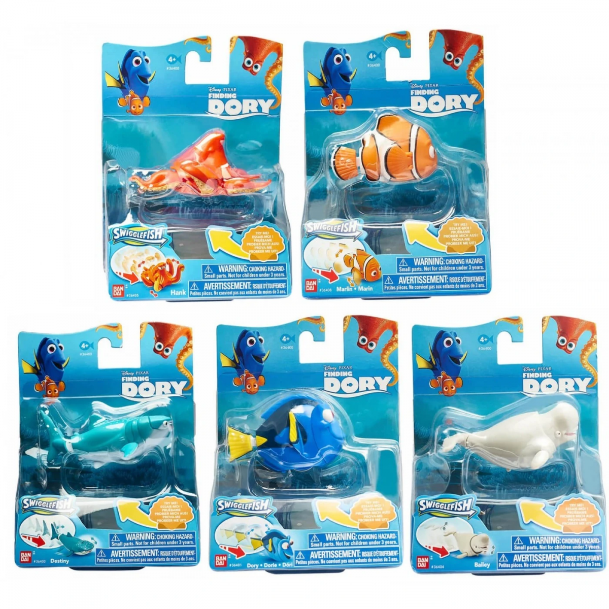 DORY SWIGGLES PERSNAGGI ASS.