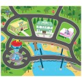 PAW PATROL  TAPPETTO CON VEICOLO 80X70CM.
