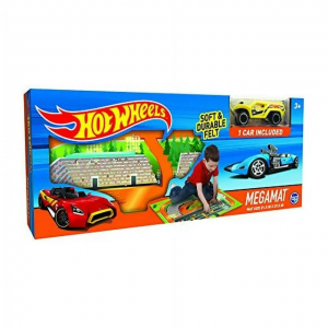 HOOTWHEELS TAPPETTO CON VEICOLO 80X70CM.
