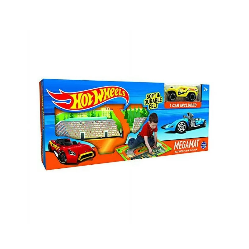 HOOTWHEELS TAPPETTO CON VEICOLO 80X70CM.