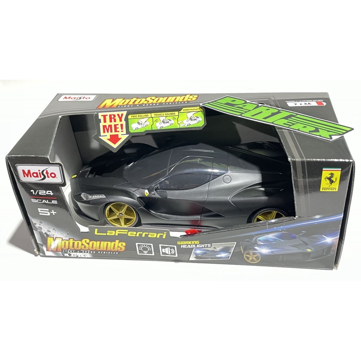 MAISTO MOTOR SOUNDS AUTO LA FERRARI 1/24
