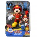 MICKEY MOUSE POMPIERE PERSONAGIO 15CM. FUNZIONI