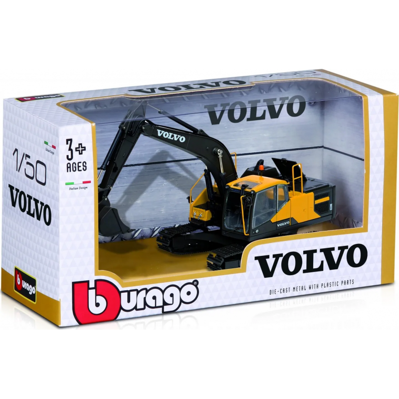 BURAGO VOLVO MEZZI EDILI 1/50