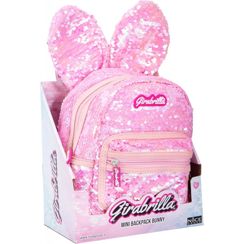 GIRABRILLA BUNNY BACKPACK LIGHT PINK