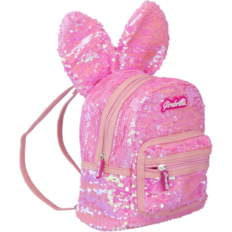 GIRABRILLA BUNNY BACKPACK LIGHT PINK