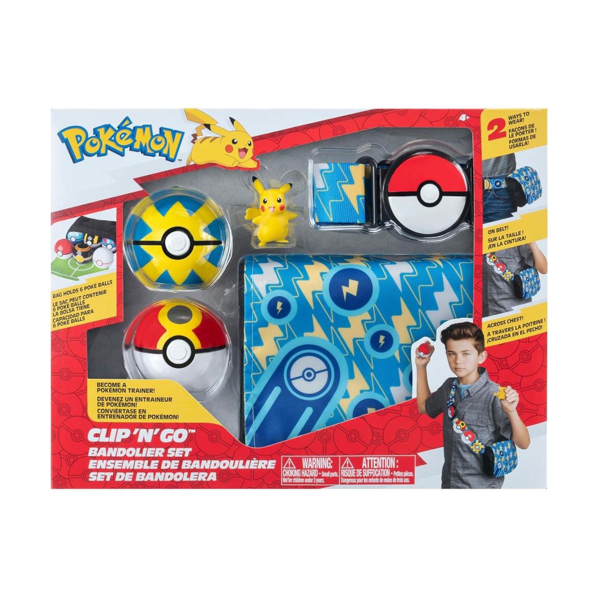POKE'MON SET CINTURA CON PIKACHU