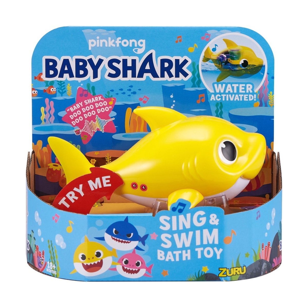 BABYSHARK NUOTA E CANTA ROBOALIVE