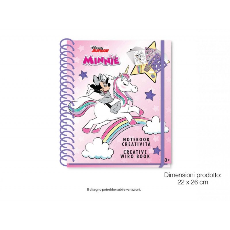MINNIE NOTEBOOK CREATIVITA'