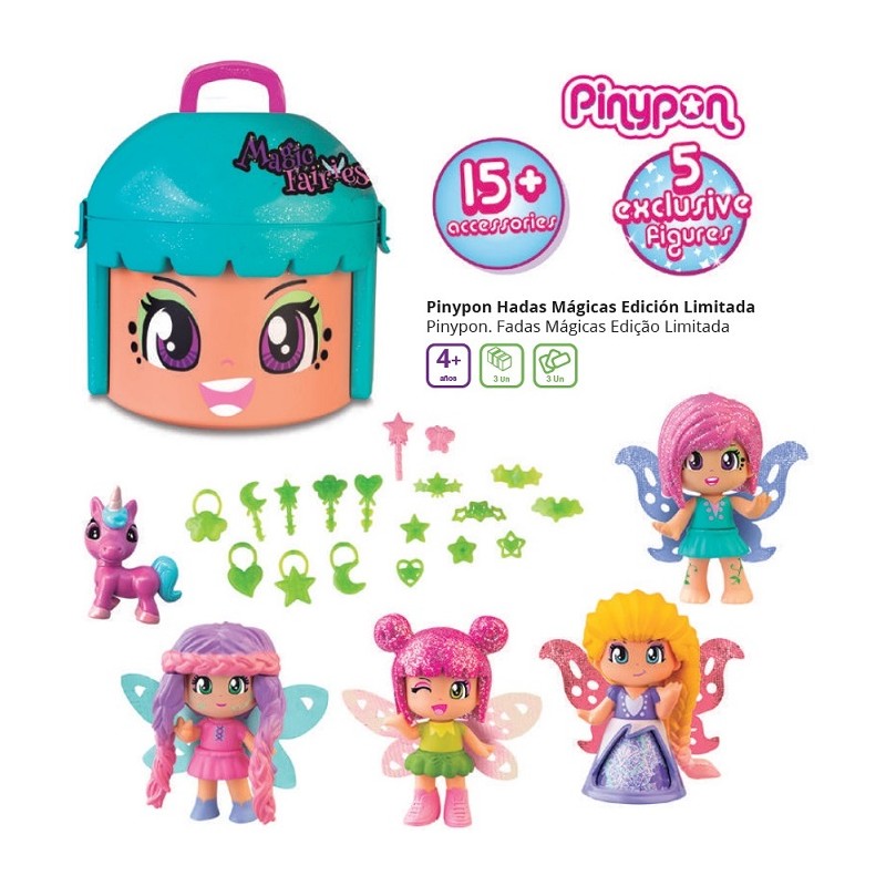 PINYPON MAGIC FAIRIES VALIGETTA 5 PERSONAGGI