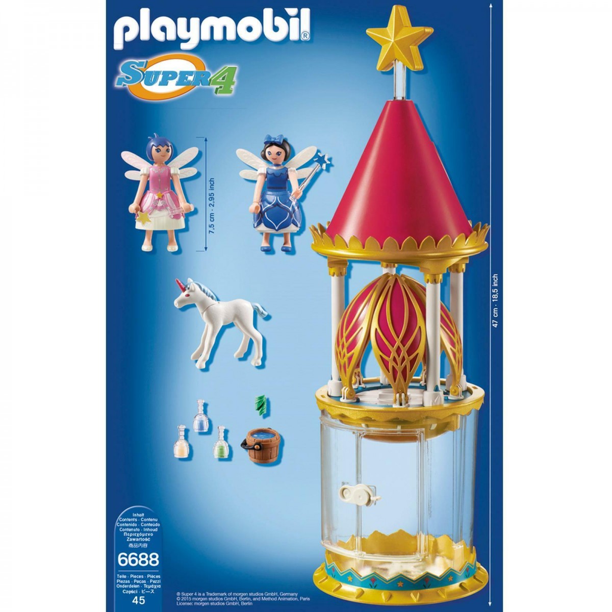 PLAYMOBIL SUPER 4 CASA DELLE FATE 6688
