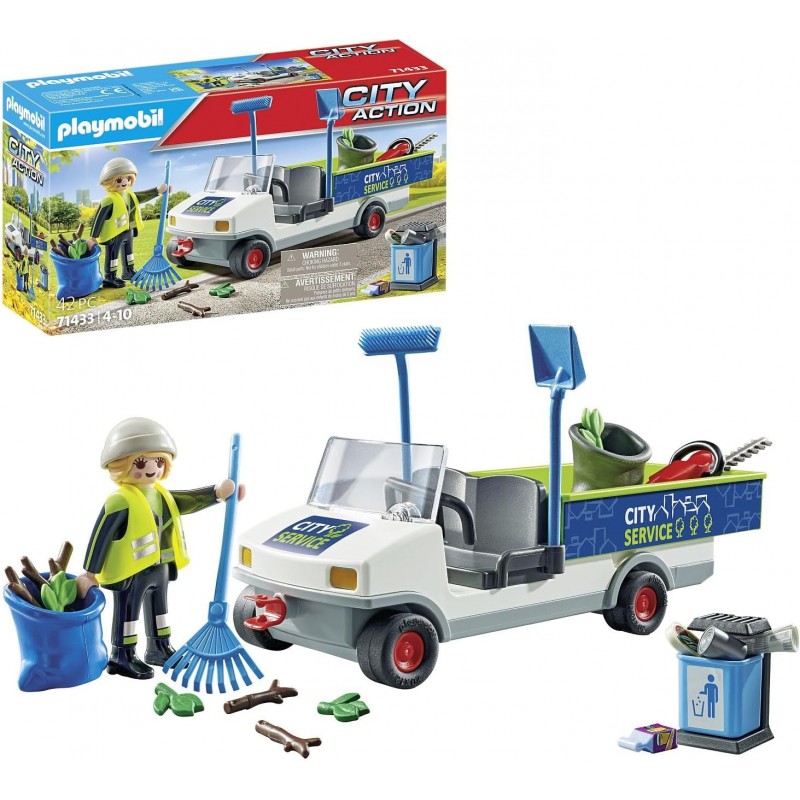 PLAYMOBIL CITY PULIZIA DELLA CITTA' CON IL VEICOLO 71433