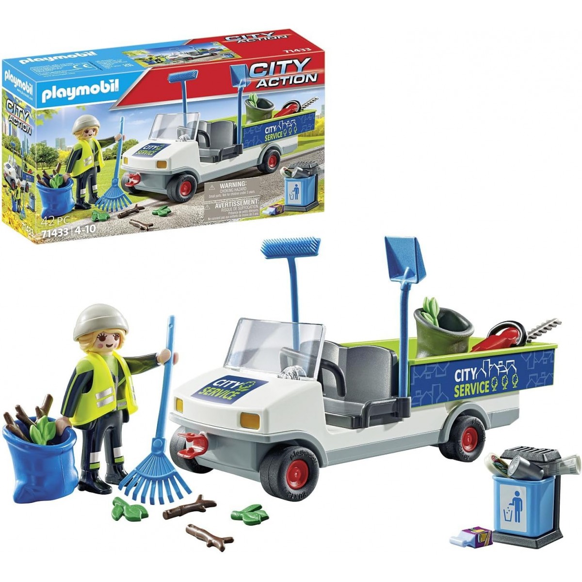 PLAYMOBIL CITY PULIZIA DELLA CITTA' CON IL VEICOLO 71433