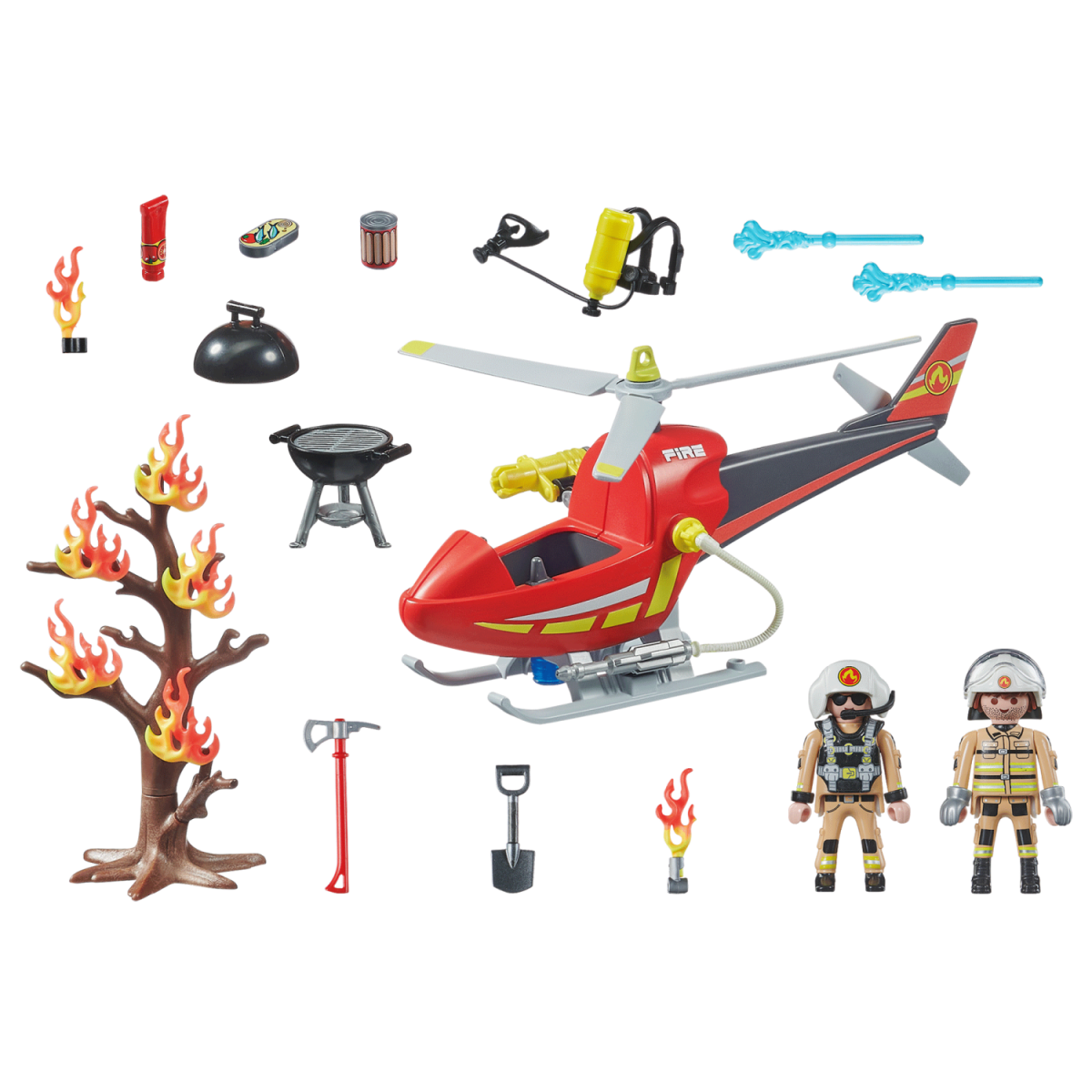 PLAYMOBIL FIRE ACTION ELICOTTERO DEI VIGILI DEL FUOCO 71195