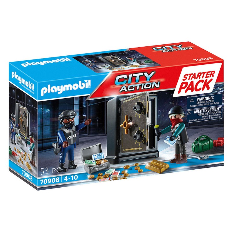 PLAYMOBIL STARTER PACK LADRO E CASSAFORTE 71257