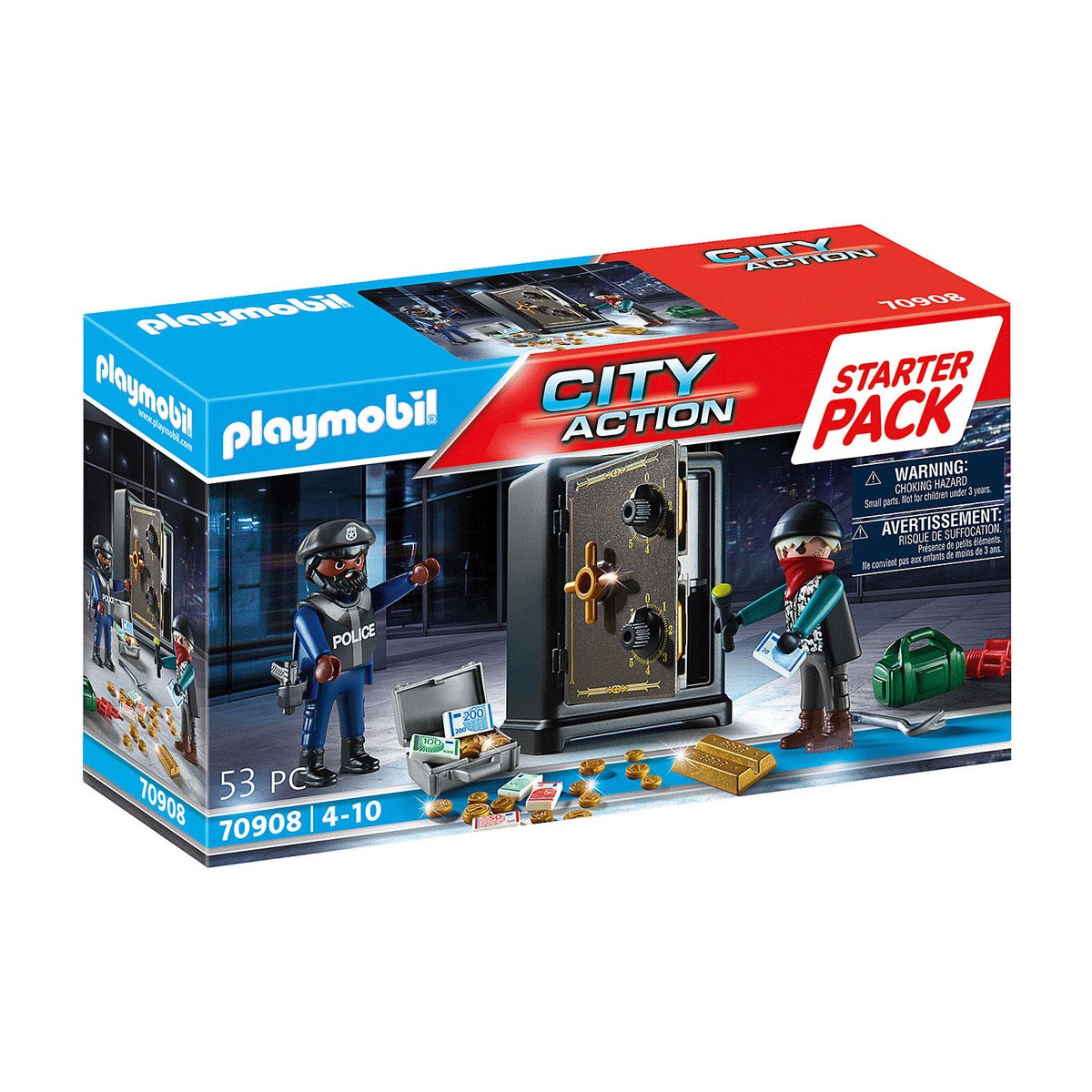PLAYMOBIL STARTER PACK LADRO E CASSAFORTE 71257