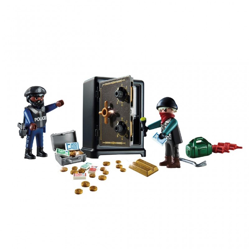 PLAYMOBIL STARTER PACK LADRO E CASSAFORTE 71257