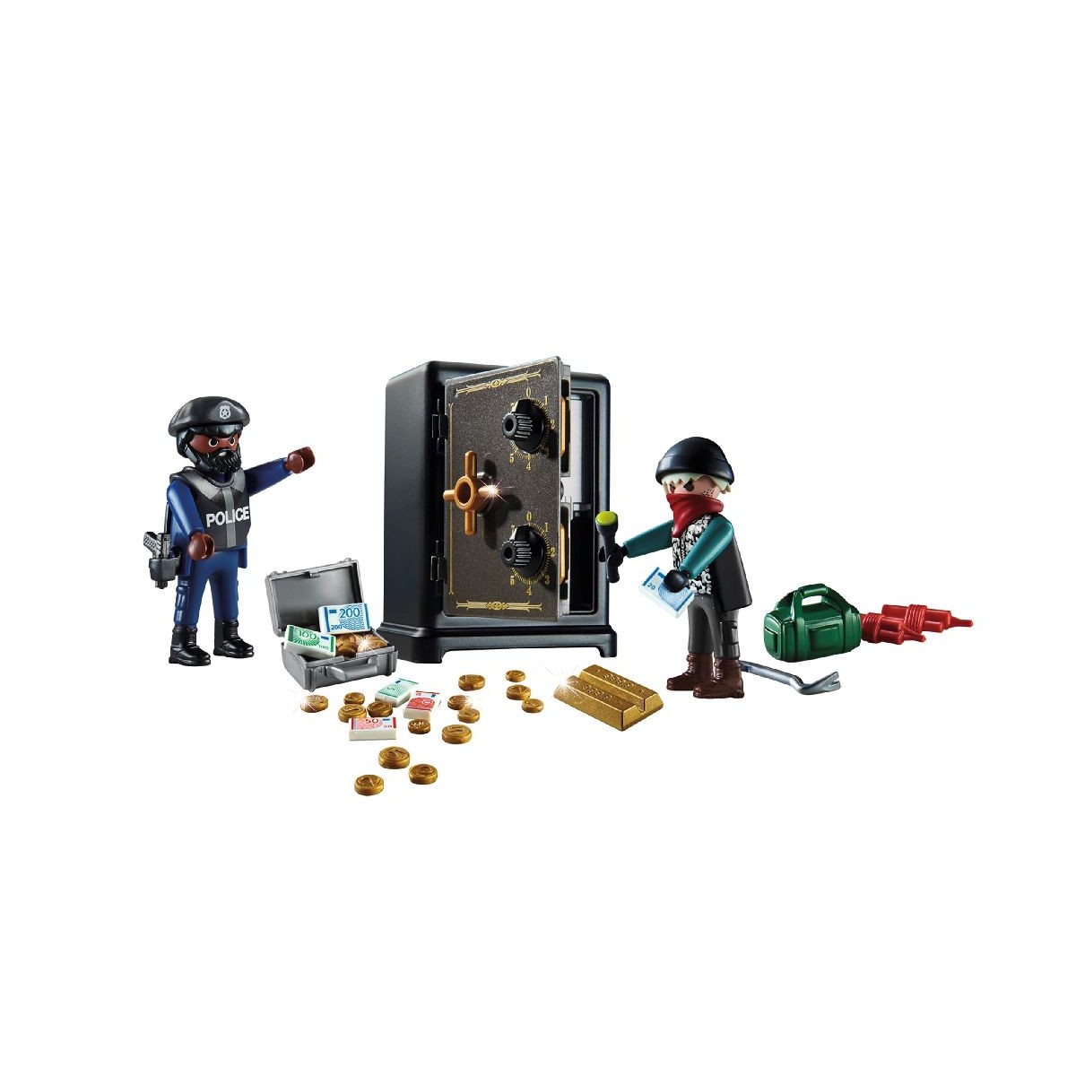 PLAYMOBIL STARTER PACK LADRO E CASSAFORTE 71257
