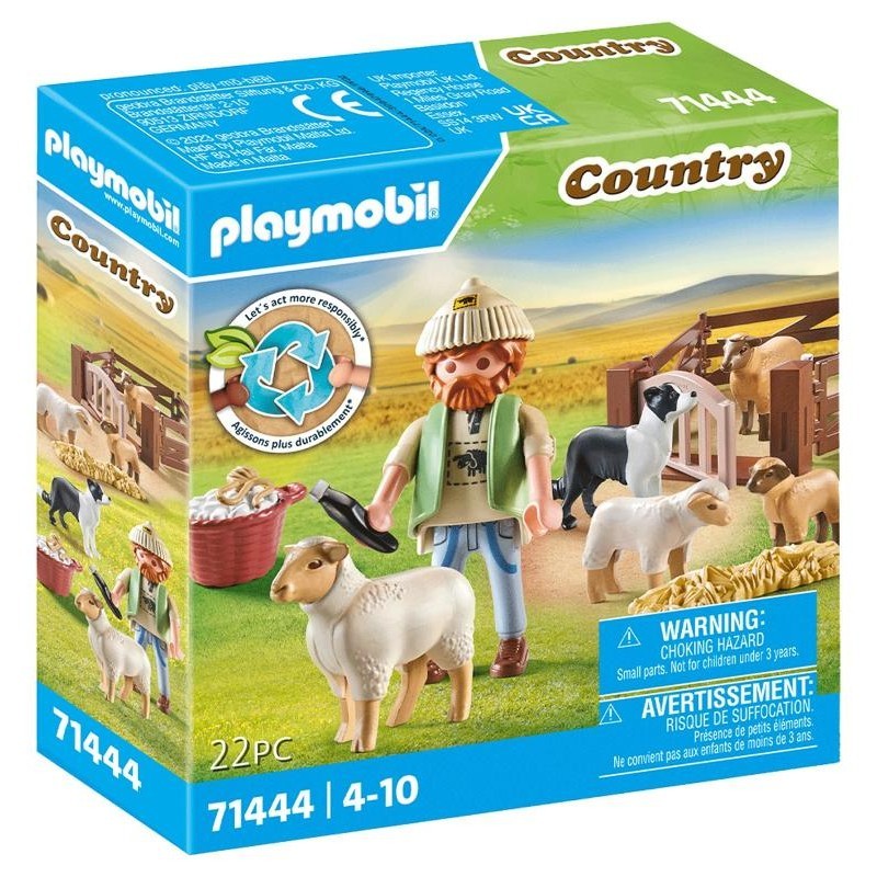 PLAYMOBIL FATTORIA PASTORE CON GREGGE 71444