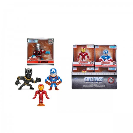 AVENGERS PERSONAGGIO DIE CAST  6.5CM.  4 MODELLI