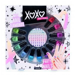 CASUELLE XOXO CONFEZIONE 12 SMALTI PER UNGHIE DA 2ML