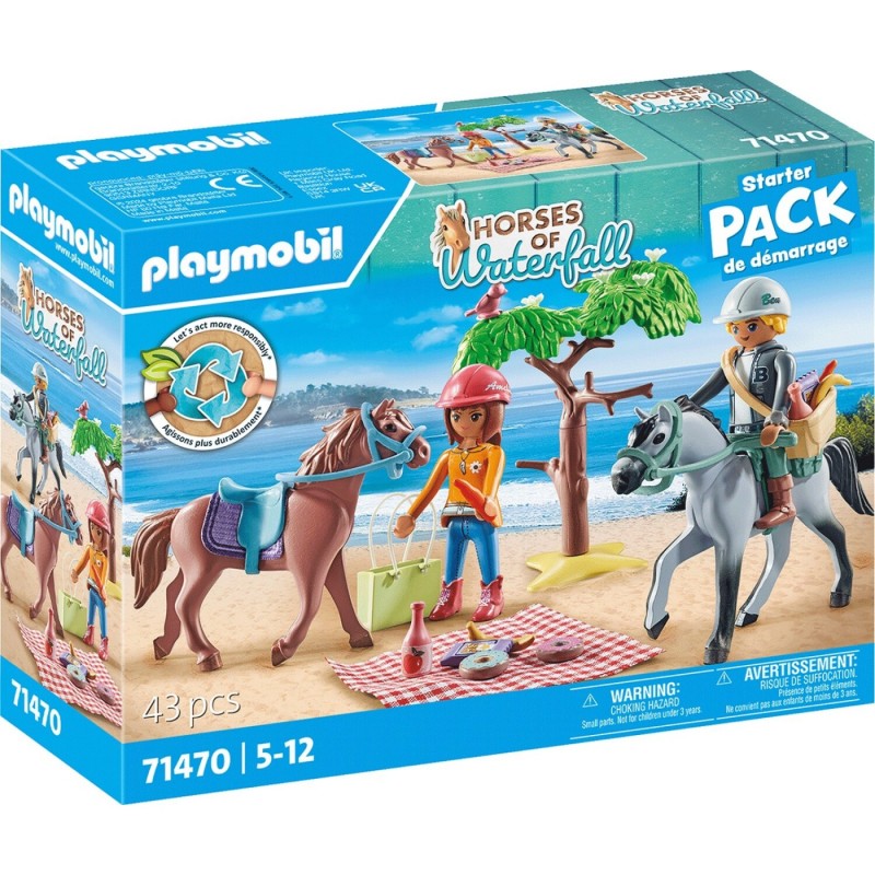 PLAYMOBIL STARTER PACK GITA A CAVALLO 71470