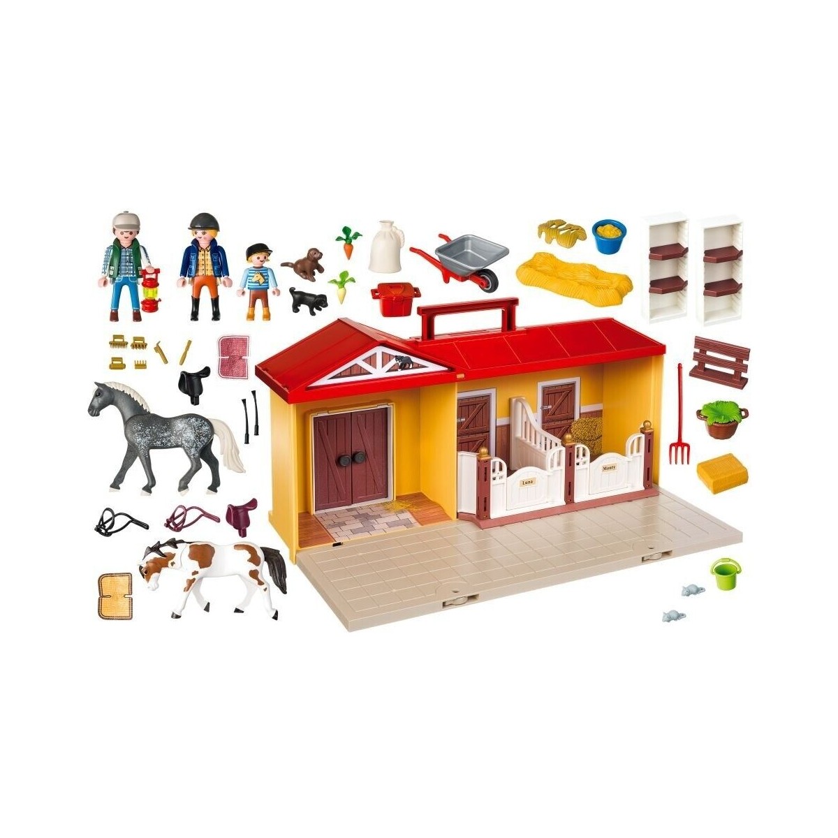 PLAYMOBIL TAKE ALONG HORSE CENTER 71393