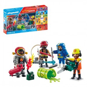 PLAYMOBIL POMPIERI PERSONAGGI 71468