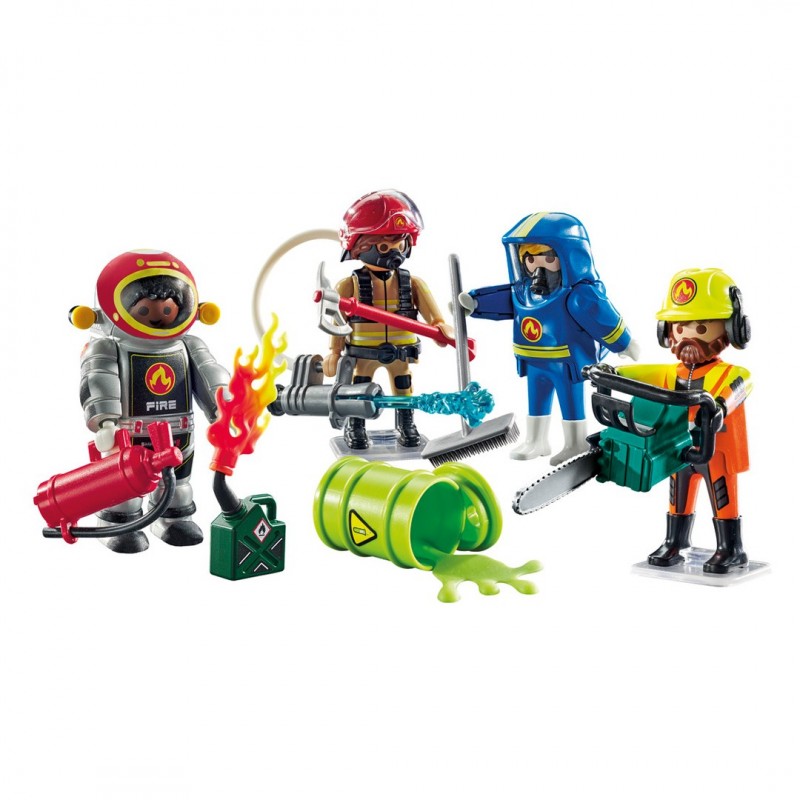 PLAYMOBIL POMPIERI PERSONAGGI 71468