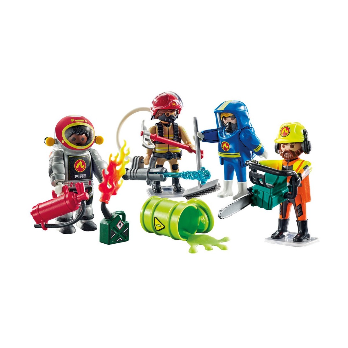 PLAYMOBIL POMPIERI PERSONAGGI 71468