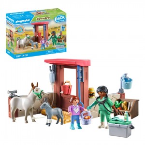 PLAYMOBIL STARTER PACK VETERINAIO DELLA FATTORIA 71471