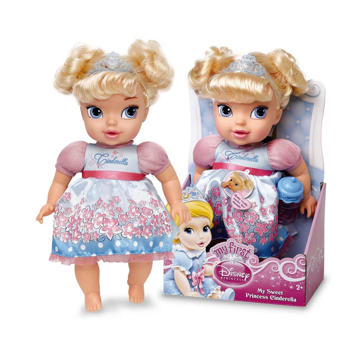 PRINCESS CENRENTOLA BABY 30CM. CON ACCESSORI