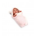 CAROLINA'S DREAM BAMBOLA 35CM. CON COPERTINA ROSA