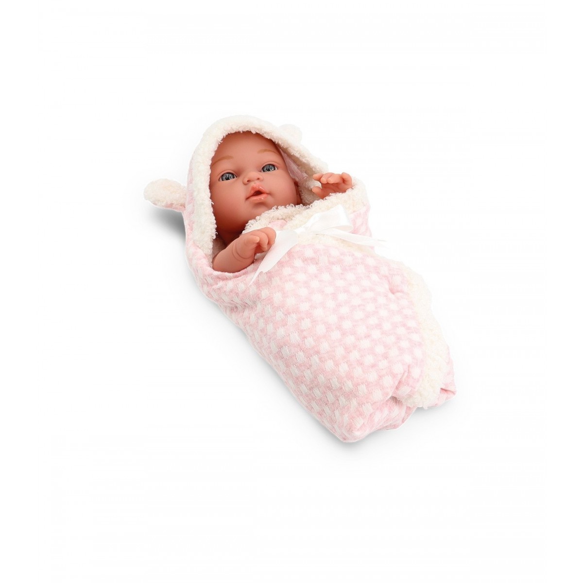 CAROLINA'S DREAM BAMBOLA 35CM. CON COPERTINA ROSA