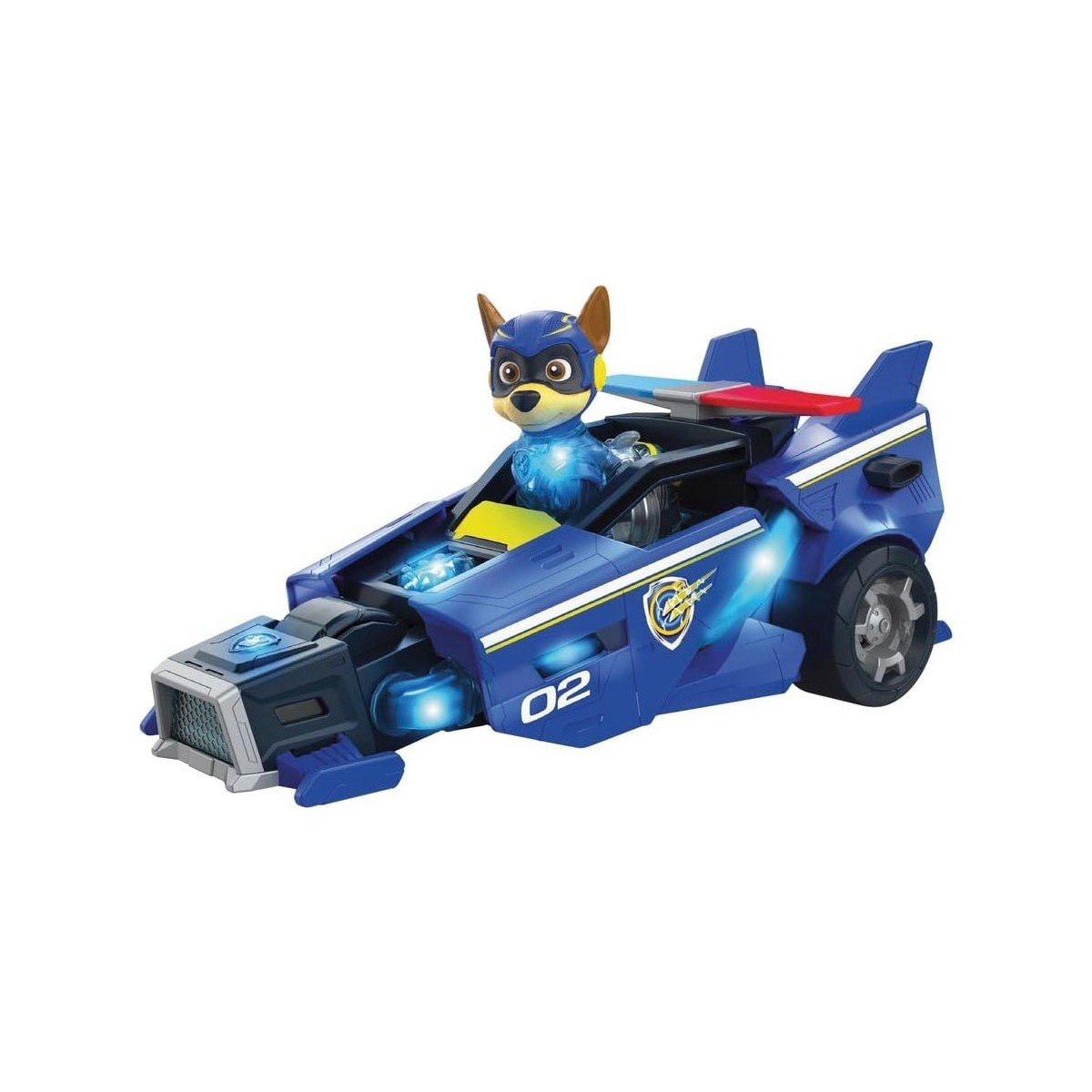 PAW PATROL THE MIGHT MOVIE VEICOLI LUMINOSI CON PERSONAGGIO AST.