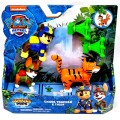 PAW PATROL JUNGLE PUPS  CONFEZIONE  2 PERSONAGGI CON ANIMALETTO