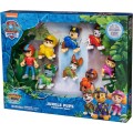 PAW PATROL JUNGLE PUPS CONFEZIONE 8 PERSONAGGI